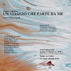 Mostra collettiva un viaggio che parte da me a cura di rita pascali